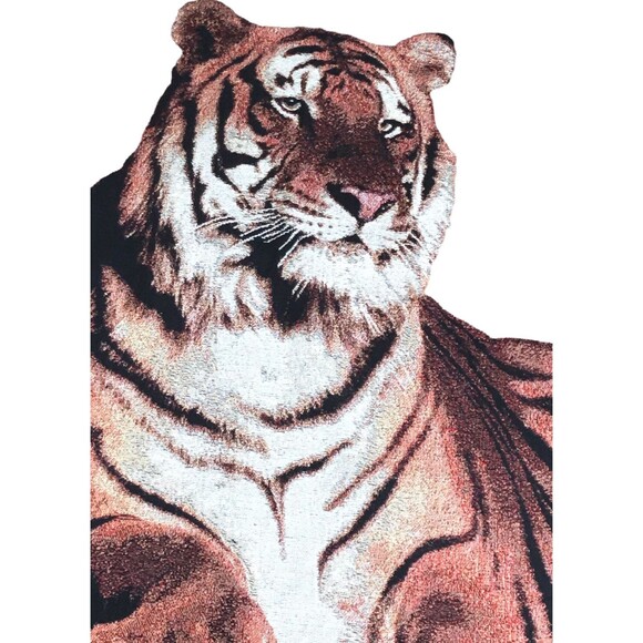 LSU Tigers Throw With Fringe Gold Brown Maroon Collegiate Warm Cozy - Picture 3 of 7